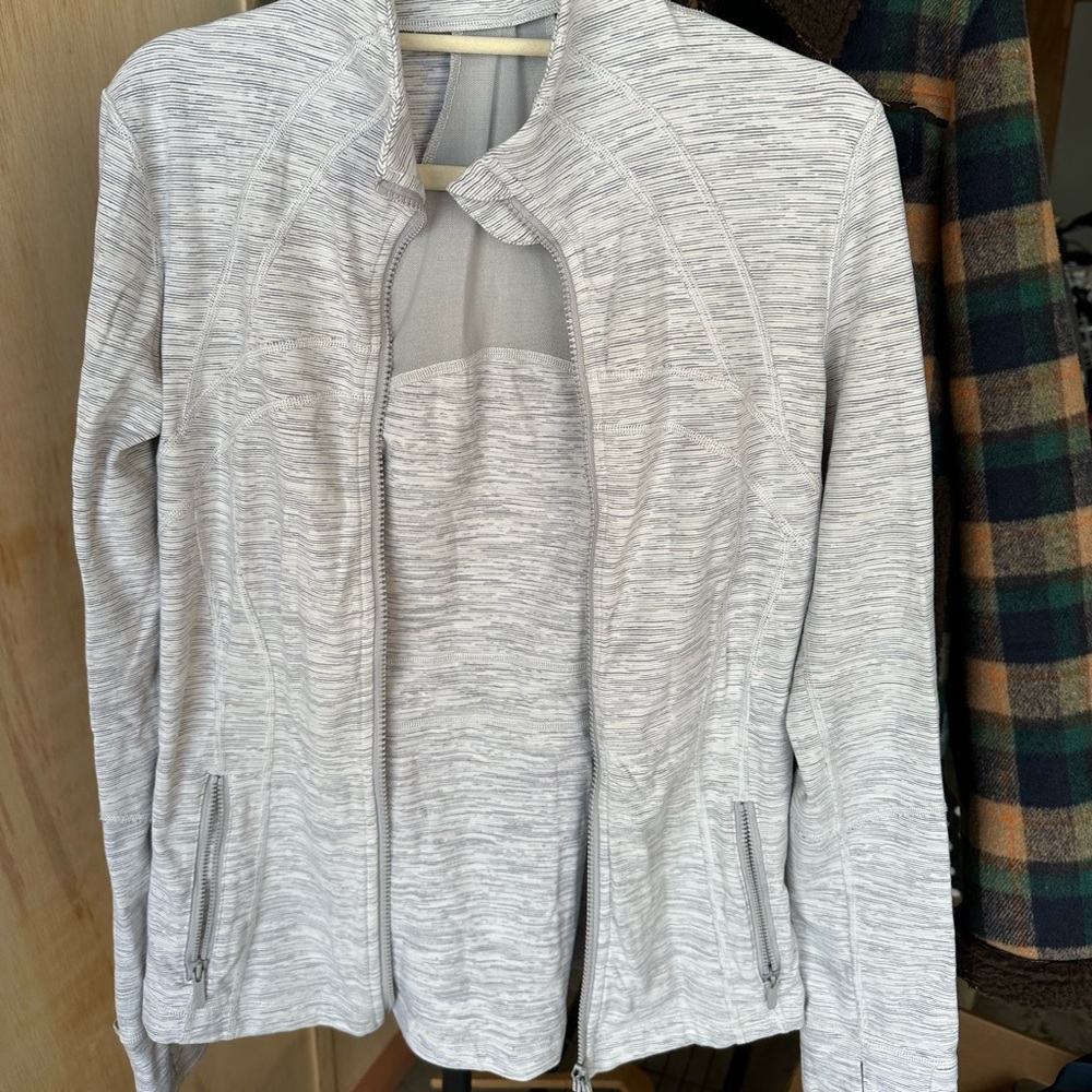 Lululemon define jacket, grey, size 8